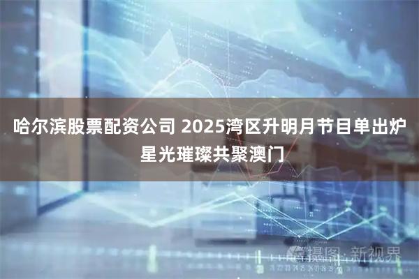 哈尔滨股票配资公司 2025湾区升明月节目单出炉 星光璀璨共聚澳门